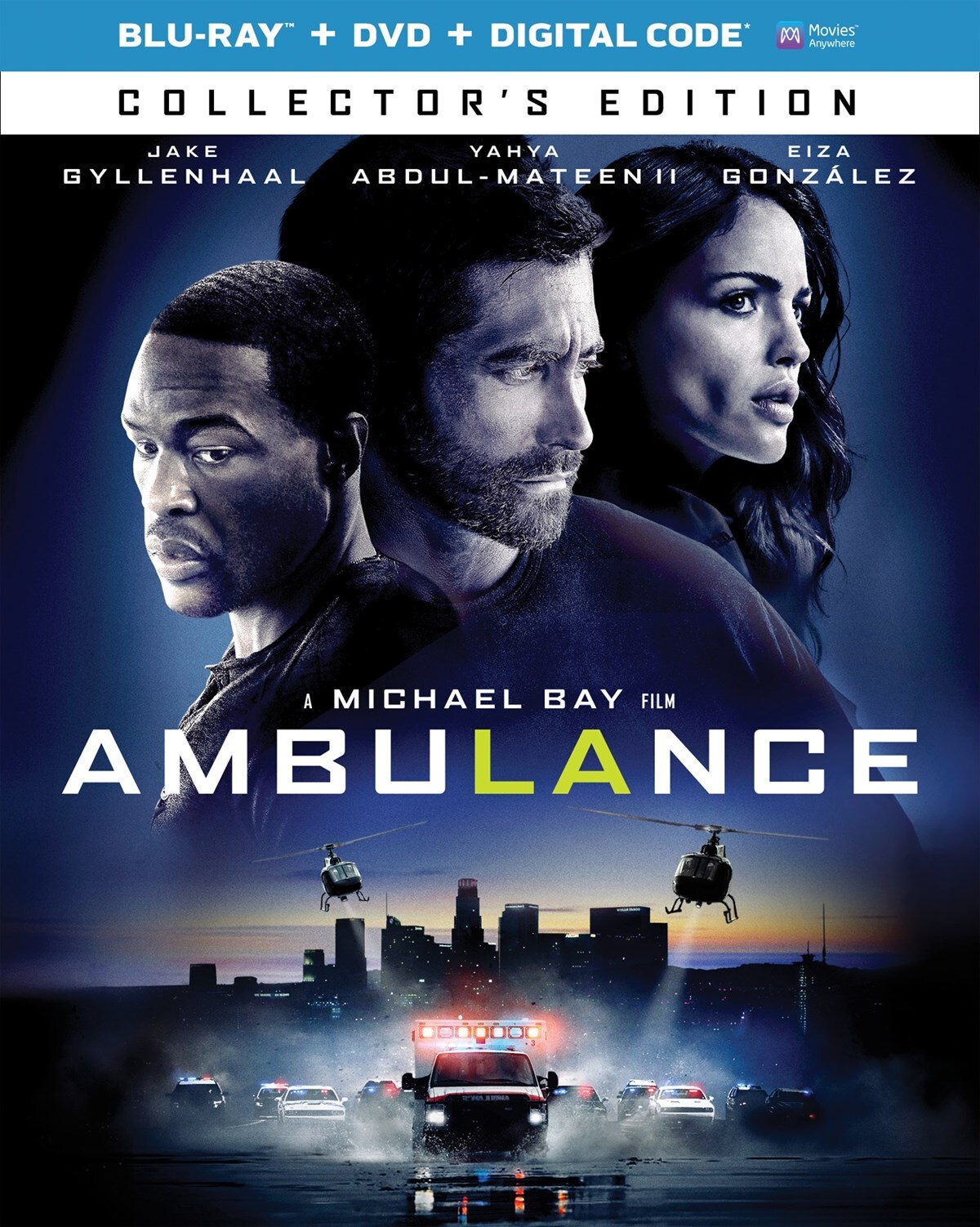 Ambulance Blu-ray Jake Gyllenhaal NEW