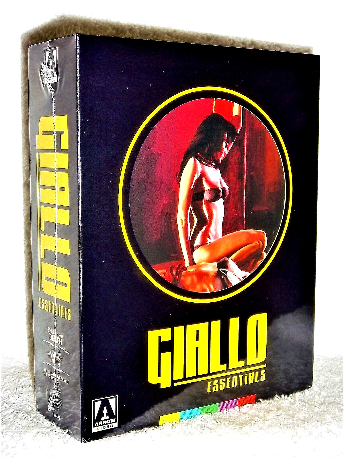 Giallo Essentials Black Edition (3-Disc LIMITED EDITION) (Blu-ray, 2022) italian