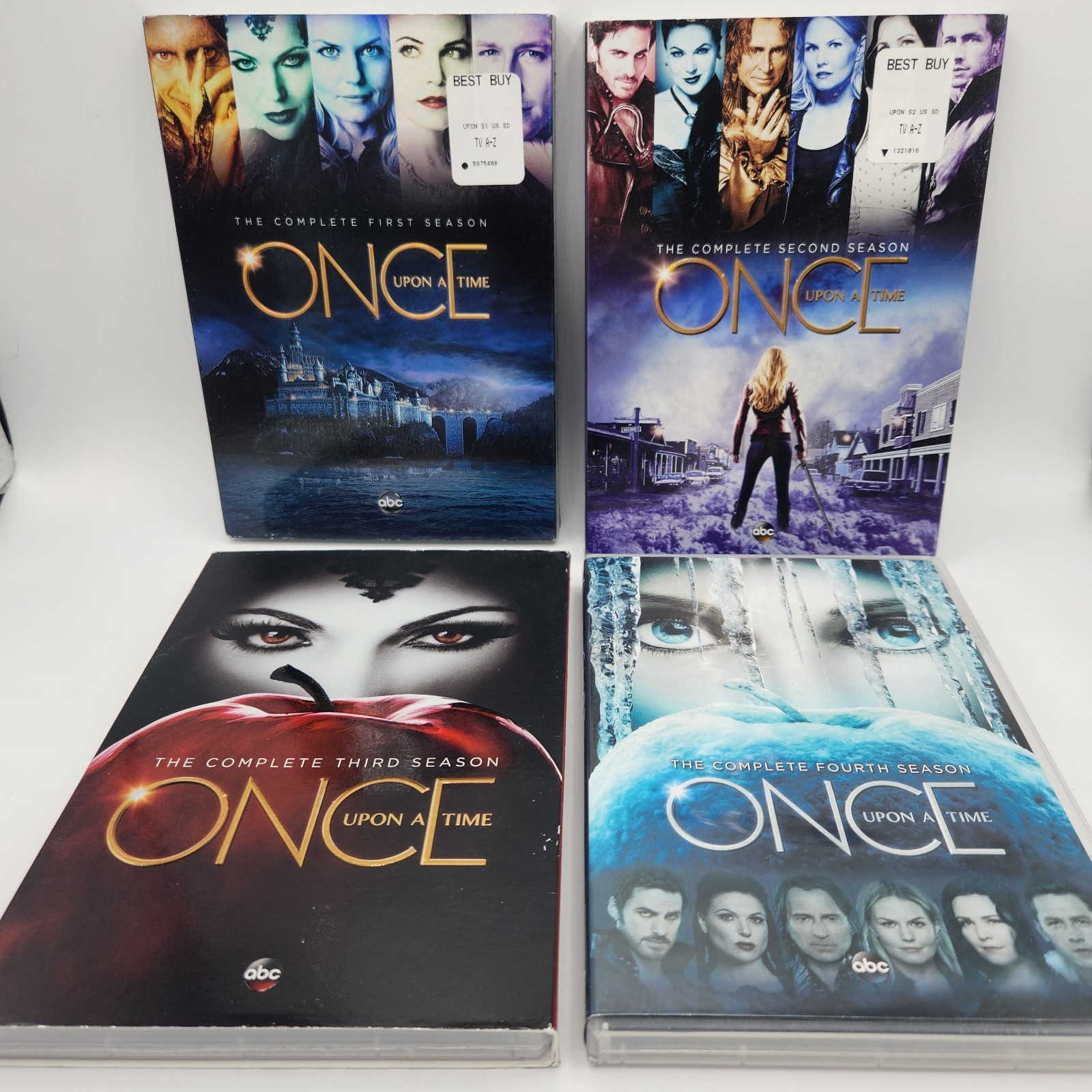 Once Upon a Time Complete Series Seasons 1-4 DVD 1 2 3 Seasons Are Sealed