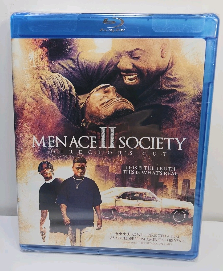 Menace II Society (Director’s Cut) (Blu-ray, 1993) NEW, SEALED, Charles S Dutton