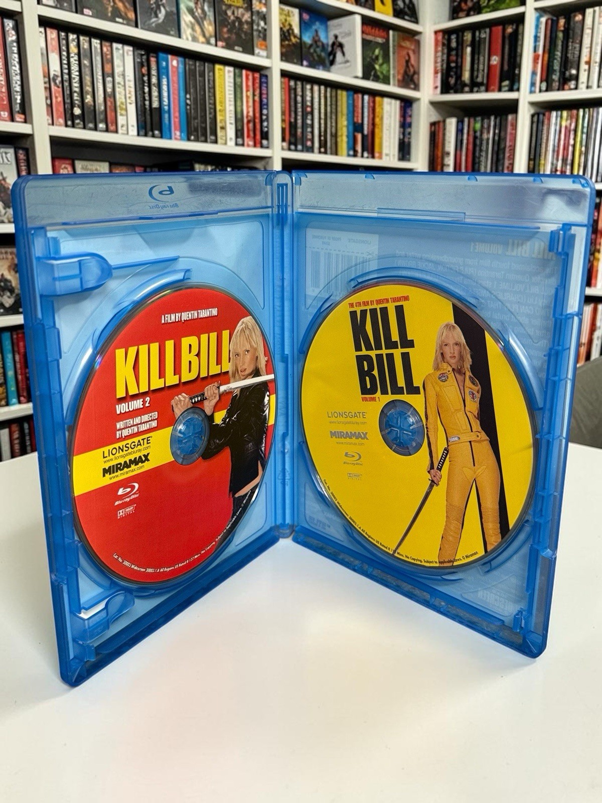 Kill Bill: Vol. 1 / Kill Bill: Vol. 2 Double Feature Blu-Ray 2012 2-Disc Set!