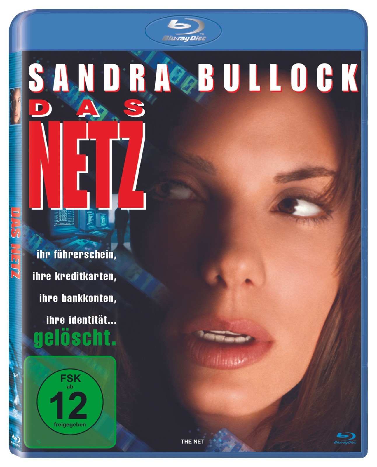 THE NET (1995) Sandra Bullock Blu-Ray NEW (German Package has English Audio)
