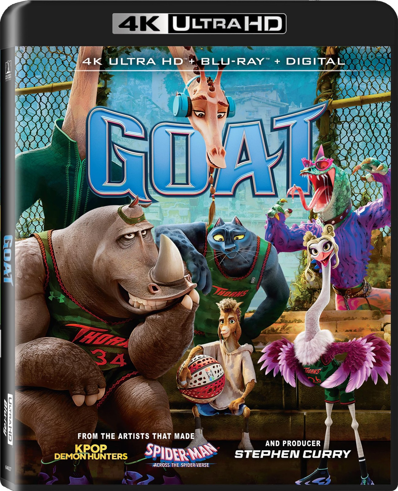GOAT – UHD/BD Combo + Digital (4K UHD Blu-ray) Aaron Pierre Caleb McLaughlin