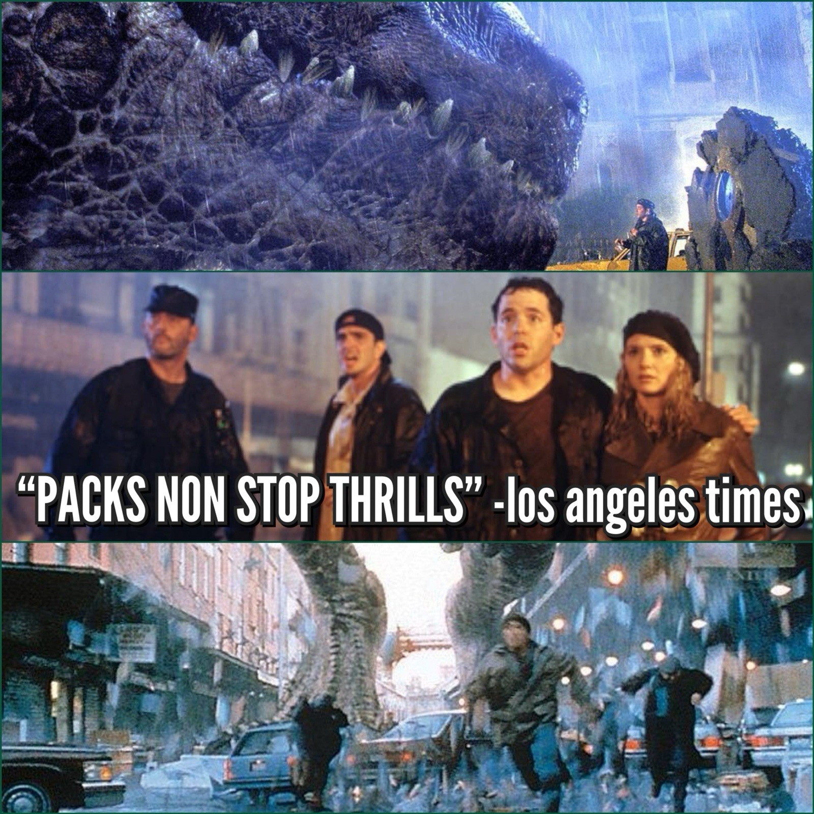 Godzilla (Blu, 1998) KAIJU ATTACKS NEW YORK! From Director Of ID4 and STARGATE!