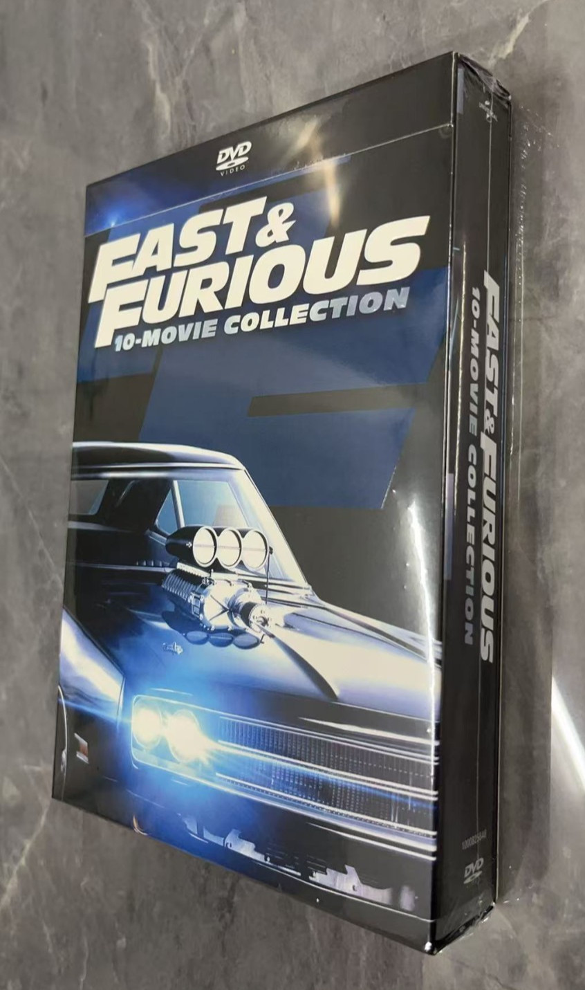 Fast & Furious 10-Movie Collection DVD 10-Discs Set New Sealed