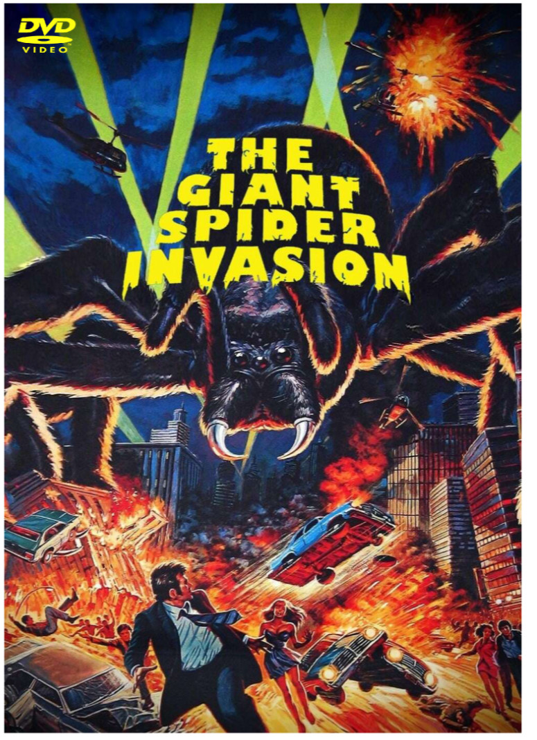 Giant Spider Invasion 1975 DVD Horror Sci-Fi Steve Brodie Barbara Hale
