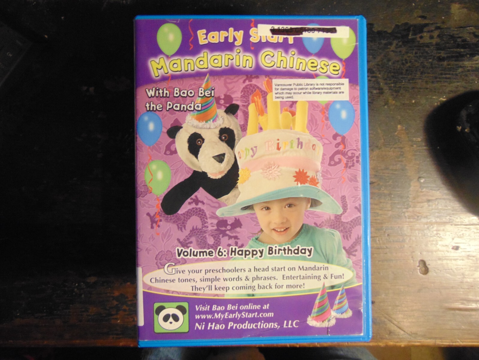 EARLY START MANDARIN CHINESE W/ BAO BEI THE PANDA VOL 3 & 6 EX LIBRARY